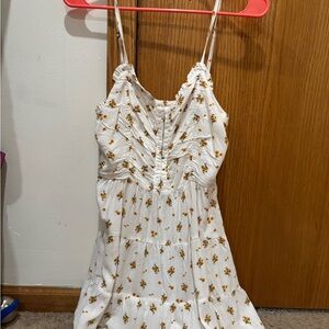 Floral Sundress with Spaghetti Straps